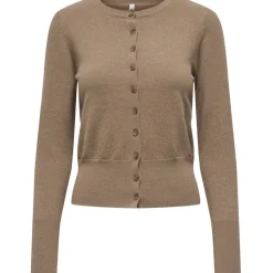 ONLY Dame Cardigan ONLAma - Toasted Coconut Button