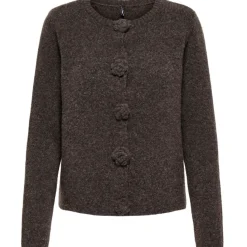 ONLY DAME CARDIGAN ONLGRY - Black Coffee