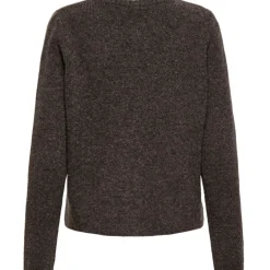 ONLY DAME CARDIGAN ONLGRY - Black Coffee