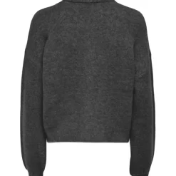 ONLY DAME CARDIGAN ONLISABELLA - Dark grey melange Best