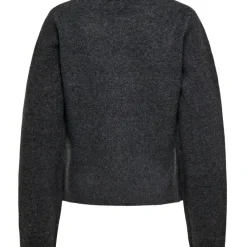 ONLY Dame Cardigan ONLMella - Dark Grey Melange Gold Button Sale