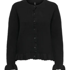 ONLY DAME CARDIGAN ONLRIMA - Black Button Outlet