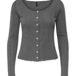 ONLY dame cardigan ONLTENNA - Dark grey melange Outlet