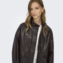 ONLY Dame Jakke Julia Bomber - Chocolate Torte Clearance
