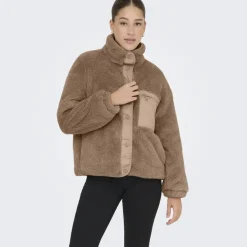 ONLY Dame jakke ONLCONTACT - Cocoa Créme Best