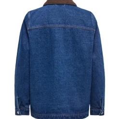 ONLY dame jakke ONLFRANKIE - Dark Blue Denim New