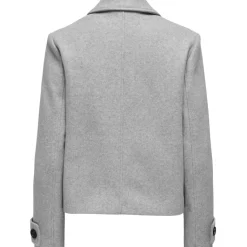 ONLY dame jakke ONLFREJA - LIGHT GREY MELANGE MELANGE Best