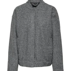 ONLY dame jakke ONLGAIA - Dark grey melange New