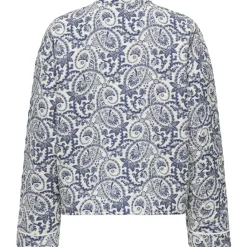 ONLY dame jakke ONLHALLIE - Cloud Dancer BLUE TILE PRINT