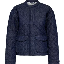 ONLY dame jakke ONLHALLIE - Dark Blue Denim New