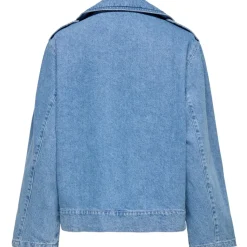 ONLY dame jakke ONLJOHANNA - Light Blue Denim Clearance