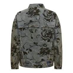 ONLY dame jakke ONLMOTT - Medium blue denim Sale