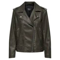 ONLY dame jakke ONLNUMA - Chocolate Chip WASHED Outlet