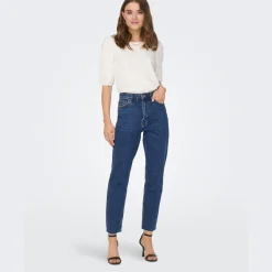 ONLY dame jeans EMILY - Dark Blue Denim Online