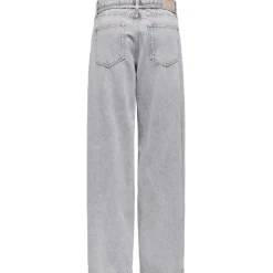 ONLY DAME JEANS ONLGIANNA - Light Grey Denim Bleached Best