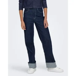 ONLY dame jeans ONLMERCER - Dark Blue Denim Outlet