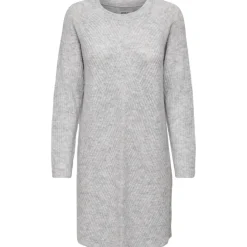 ONLY dame kjole CAROL - Light Grey Melange Best