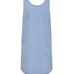 ONLY dame kjole ONLANNIE - Light Blue Denim Hot