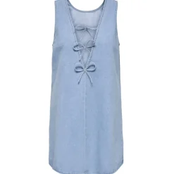 ONLY dame kjole ONLANNIE - Light Blue Denim Hot