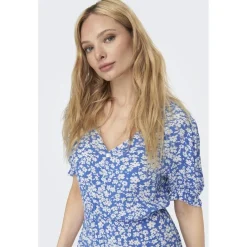 ONLY dame kjole ONLCHANTI - Marina WHITE FLOWER Discount