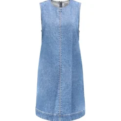 ONLY DAME KJOLE ONLDORSI - Light Blue Denim Clearance