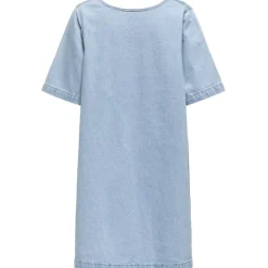 ONLY dame kjole ONLGIGI - Light Blue Denim Online