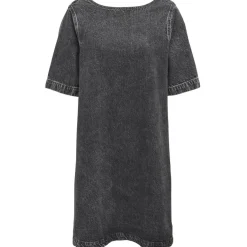 ONLY dame kjole ONLGIGI - Dark Grey Denim Outlet