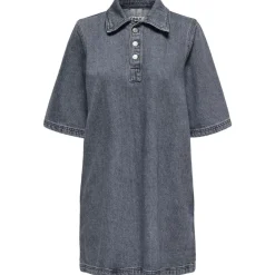 ONLY dame kjole ONLGRY - Grey Denim Outlet