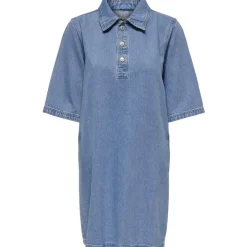 ONLY dame kjole ONLGRY - Light Blue Denim Sale