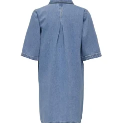 ONLY dame kjole ONLGRY - Light Blue Denim Sale