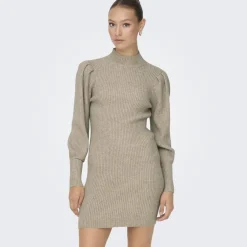 ONLY dame kjole ONLKATIA - Mocha Meringue W. MELANGE New