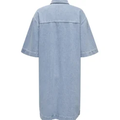ONLY dame kjole ONLSOPHIE - Light Blue Denim Sale