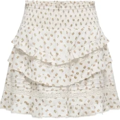 ONLY DAME NEDERDEL ONLJASMIN - Cloud Dancer flower