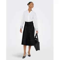 ONLY DAME NEDERDEL ONLJOSIE - Black Hot