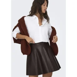 ONLY dame nederdel ONLLUNA - Black Coffee Online