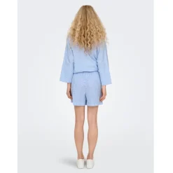 ONLY dame shorts ONLAUGUSTA - Cloud Dancer BLUE STRIPES Clearance