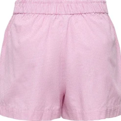 ONLY dame shorts ONLFILUCCA - Fuchsia Pink Checks W BRIGHT WHITE SMALL Sale
