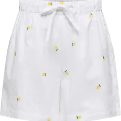 ONLY dame shorts ONLGRACE - Bright White Lemon Best