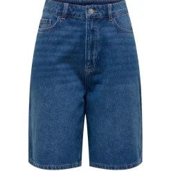 ONLY dame shorts ONLMERLA - Medium blue denim Discount