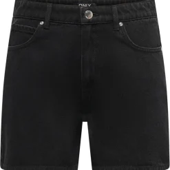 ONLY dame shorts ONLVENUS - Washed Black Discount