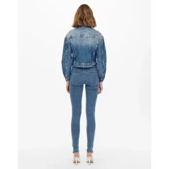ONLY dame skinny jeans ONLRAIN - Medium blue denim Clearance