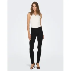 ONLY dame skinny jeans ONLRAIN - Black Denim Clearance