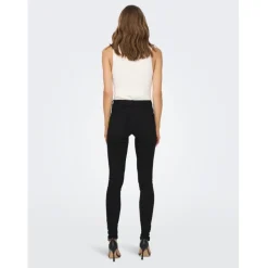 ONLY dame skinny jeans ONLRAIN - Black Denim Clearance