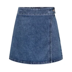 ONLY DAME SKIRT ONLTHEA - Medium blue denim Outlet