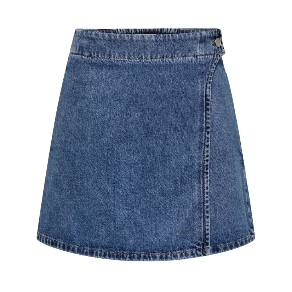 ONLY DAME SKIRT ONLTHEA - Medium blue denim Outlet