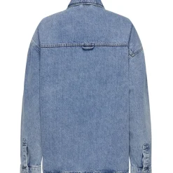 ONLY dame skjorte ONLEMMIE - Light Blue Denim Discount