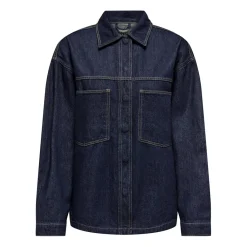 ONLY dame skjorte ONLEMMIE - Dark Blue Denim Best