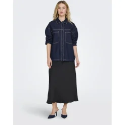 ONLY dame skjorte ONLEMMIE - Dark Blue Denim Best