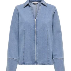 ONLY dame skjorte ONLFRIDA - Light Medium Blue Denim