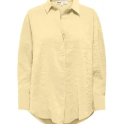 ONLY DAME SKJORTE ONLZAZIMA - Double Cream Outlet